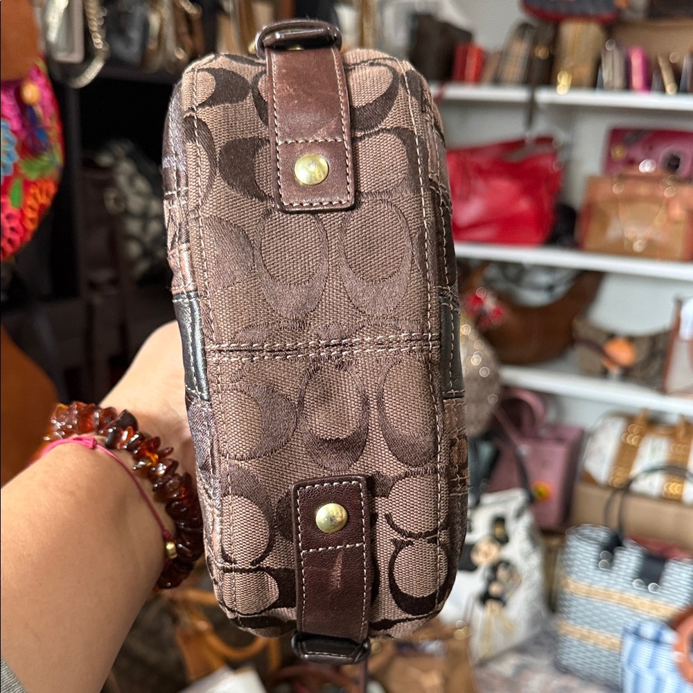 Coach Zoe Mini Multicolor Patchwork Shoulder Bag - image 6